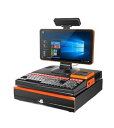 【中古】レジスター 電子キャッシュ レジスター キーボードドラッグストアコンビニエンスストア文具店レジコンピュータ、統合レジ付きスマートショッピン