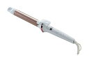 【中古】LAVIEL ヘアアイロン カールアイロン 28mm チタンコーティング 海外対応 温度調節11段階 MAX200℃ ブラシアタッチメント付き ホワイト LV-C01