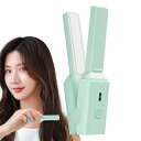 【中古】トラベルヘアアイロン - 電動ヘアアイロンカーラー - プロの両用カーリングワンド、ティーン、女の子向け、省エネ Wobblo(4)