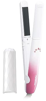 【中古】パナソニック ヘアアイロン カール・ストレート両用 海外対応 2Way ピンク調 EH-HV16-P