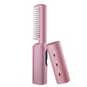 【中古】【未使用】充電式ミニヘアアイロン、3ギアコードレスUSB充電ミニヘアカーラー、ミニヘアアイロンブラシポータブルヘアアイロンコーム、デート、旅行、出張(4)