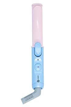 【中古】UNIX ヘアアイロン コテ 25mm カール マイナスイオン ヘアーアイロン ポータブルコンパクト 携帯性 USB加熱 持ち運び式 旅行用 留学用 男女適用