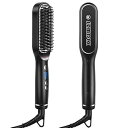 【中古】【未使用】SZMDLX ストレートヒートブラシ ヘアアイロン 30秒急速加熱 火傷防止 5段階温度調節 自動電源オフ 海外対応 PSE認証済 日本語説明書付(4)