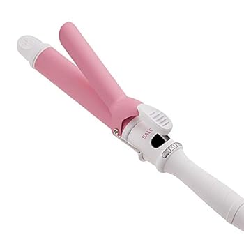 【中古】【2021春限定】SALONIA サロニア セラミックカールヘアアイロン フレッシュアップピンク 32mm ..