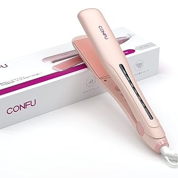 【中古】CONFU アイロン ストレート 6段階温度調整 38mmピンク ストレートヘア MAX230° 【中古】CONFU アイロン ストレート 6段階温度調整 38mmピンク ストレートヘア MAX230°