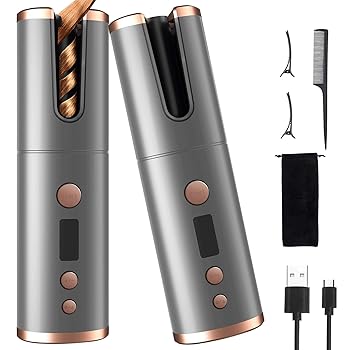 【中古】【未使用】WZAHNNGX コードレス自動ヘアカーラー、絡み防止ワイヤレス自動カーリングアイロンワンド、ポータブルUSB充電式スピンカーラー セラミックバレル 【中古】【未使用】WZAHNNGX コードレス自動ヘアカーラー、絡み防止ワイヤレス自動カーリングアイロンワンド、ポータブルUSB充電式スピンカーラー セラミックバレル