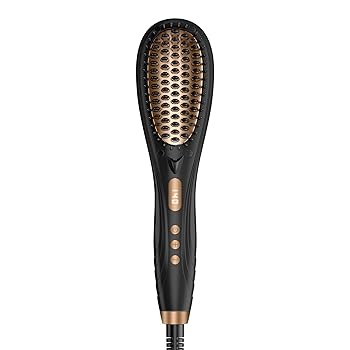 【中古】【未使用】ストレートブラシ ヒートブラシ 【高濃度マイナスイオン MAX230℃】 電熱 ヘアブラシ 静電気防止 ストレートヒートブラシ プロ仕様 16段階温度調 【中古】【未使用】ストレートブラシ ヒートブラシ 【高濃度マイナスイオン MAX230℃】 電熱 ヘアブラシ 静電気防止 ストレートヒートブラシ プロ仕様 16段階温度調