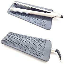 【中古】ヘアアイロン耐熱ポーチ 滑り止めマット 2way 260℃の高温も耐熱しやけど防止 旅行出張など携帯に便利 グレー【メーカー名】【メーカー型番】【ブランド名】Morydovs ヘアアイロン, おもちゃ ストア, yobi, 母の日特...