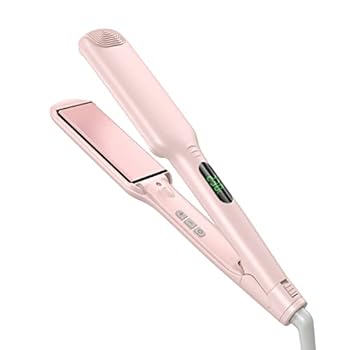 【中古】【未使用】MIDAPO ストレートアイロン ヘアアイロン ストレート ストレートヘアアイロン 40mm 家電 美容 ヘアケア 持ち運びに便利 前髪 9段階 温度調整 80のサムネイル