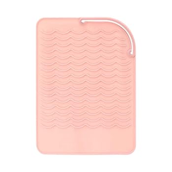【中古】【未使用】Haixifry ヘアアイロン耐熱ポーチ ヘアーアイロン 置き 収納 滑り止め カーリングアイロン フラットアイロン 耐熱袋 収納袋 ヘアアイロン収納ケ