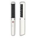 【中古】【未使用】ヘアアイロンブラシ コードレス ヘアアイロン USB充電式 リンプヒートプロ ヒートブラシ マイナスイオン コードレスヘアアイロン ストレート 軽(4)