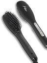 【中古】【未使用】SALONMOON サロンムーン イオン ナチュラル ストレート ヒートブラシ ブラシアイロン 31段階温度設定 デジタル温度表示 海外対応 ...