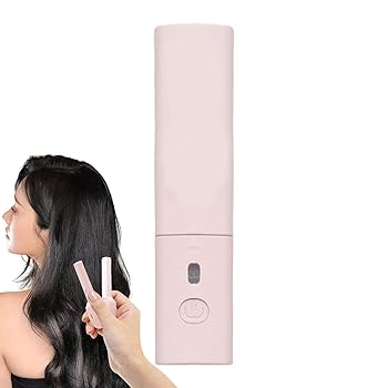 【中古】ショートヘア用ヘアアイロン - ショートヘア用のUSB電源カーリングアイロン,世界中で使えるトラベルフラットアイロン、小型フラットアイロン、シ 【中古】ショートヘア用ヘアアイロン - ショートヘア用のUSB電源カーリングアイロン,世界中で使えるトラベルフラットアイロン、小型フラットアイロン、シ