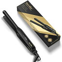 【中古】Terviiix ストレートアイロン 15mmヘアアイロン メンズ 前髪用ヘアアイロン ストレート カール2way 10秒の急速加熱 持ち運びミニヘアア...