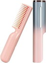 【中古】ヘアアイロン ストレート コードレス ブラシ型 150°C-200°C 30秒予熱 3段階温度調整 usb充電式 髪質改善 静電気防止 火傷防止 簡単操作 持ち運(4)