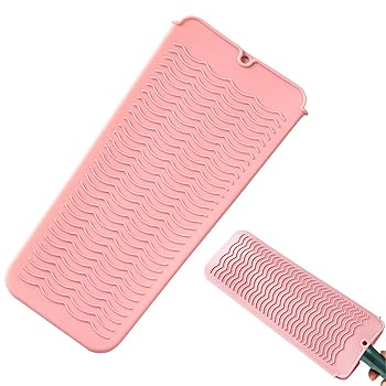 【中古】ヘアアイロンマット | トラベルシリコンヘアアイロンパッド,パーマスタイリングツール火傷防止パッド、ヘアアイロン用ヘアアイロン耐熱パッド Hm 【中古】ヘアアイロンマット | トラベルシリコンヘアアイロンパッド,パーマスタイリングツール火傷防止パッド、ヘアアイロン用ヘアアイロン耐熱パッド Hm