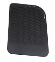 【中古】Plus Nao(プラスナオ) ヘアアイロン用耐熱マット 耐熱マット 持ち運び 美容雑貨 ヘアアイロン 耐熱 焦げ防止 火傷防止 シリコン シート 耐 - ブ(4)