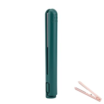 【中古】ミニ両用ヘアアイロン、ポータブルコードレスヘアアイロン、旅行用USB充電式小型ヘアカーラーアイロン、2 in 1ミニヘアアイロンとヘアアイロン 【中古】ミニ両用ヘアアイロン、ポータブルコードレスヘアアイロン、旅行用USB充電式小型ヘアカーラーアイロン、2 in 1ミニヘアアイロンとヘアアイロン