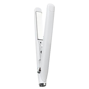 【中古】【未使用】旅行用ヘアアイロン - 充電式 2-in-1 ヘアスタイリングツール (ストレートとカール用) - 両用ヘアストレートナーとカーラー、家庭、旅行、大学寮