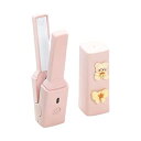 【中古】【未使用】ミニカーリングフラットアイアントラベルサイズ、ショートヘア用USB電源カーリングアイロン、2イン1カーリングワンド、カーリーヘアストレート用(4)