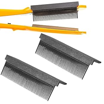 【中古】フラットアイロンコームアタッチメントクリップ フラットアイロン用コームアタッチメント ヘアストレートナーコーム バーバーストレートニングコ
