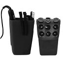 【中古】Jaeskeclip カールアイロンホルダー 耐熱シリコンポーチ 吸盤付き ストレートヘアアイロンホルダー ヘアスタイリング シェービングツール 吊り下
