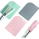 【中古】【未使用】AdOvz プロフェッショナルラージシリコン耐熱スタイリングステーションマット 3ピース すべてのヘアアイロン、ヘアストレートナー、フラットアイ
