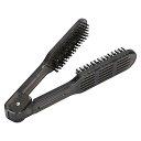 【中古】プロフェッショナルヘアアイロンブラシ、帯電防止ヘアストレートブラシと頭皮に優しいヘアブラシ、両面ストレートヘアアイロン、サロングレード