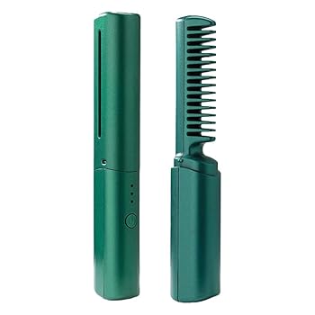 【中古】【未使用】USB充電式ミニヘアアイロン ヒートブラシ 3段階温度調節 コードレスポータブルヘアアイロンブラシ 2way コードレスヘアアイロンブラシ 2 In 1 ト 【中古】【未使用】USB充電式ミニヘアアイロン ヒートブラシ 3段階温度調節 コードレスポータブルヘアアイロンブラシ 2way コードレスヘアアイロンブラシ 2 In 1 ト