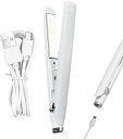 【中古】Kisigim コードレスヘアストレートアイロンとカーラー、プロフェッショナルポータブルデュアル電圧セラミックヘアストレートアイロン、旅行ヘア(4)