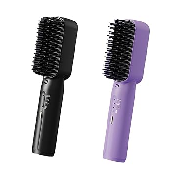 【中古】【未使用】ヒートブラシ コードレス ポータブルコードレスミニヘア矯正コーム160℃~200℃ 3段階温度調節 20秒予熱 Type-C充電式 ポータブル やけど防止 ヒ 【中古】【未使用】ヒートブラシ コードレス ポータブルコードレスミニヘア矯正コーム160℃~200℃ 3段階温度調節 20秒予熱 Type-C充電式 ポータブル やけど防止 ヒ