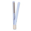 【中古】【未使用】小型 フラットアイロン 2 in 1 (紫)(4)