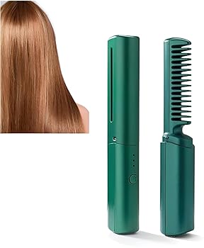 【中古】【未使用】ヒートブラシ コードレス ポータブルヘアアイロンブラシ コードレスヘアアイロンブラシ 縮毛矯正コーム 3段階温度調節 MAX200℃ USB充電式 静電 【中古】【未使用】ヒートブラシ コードレス ポータブルヘアアイロンブラシ コードレスヘアアイロンブラシ 縮毛矯正コーム 3段階温度調節 MAX200℃ USB充電式 静電