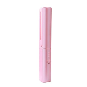 【中古】【未使用】ストレートブラシ ヘアアイロンブラシ ヘアアイロン 3段階温度調節 電熱ヘアブラシ ヘアアイロンコードレス 静電気防止 ヒートブラシ USB充電式