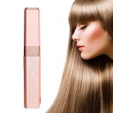 【中古】【未使用】ショートヘア用ミニフラットアイロン、ミニヘアアイロン,ビスタコードレス設計の小型ヘアアイロン均一加熱 - ヘアアクセサリー、家庭用セラミッ(4)