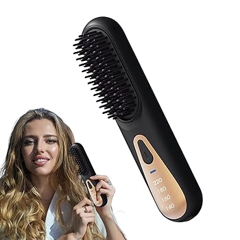 【中古】【未使用】縮毛矯正コーム、加熱スムージングブラシ | ヘアアイロンブラシスタイリング矯正スムージングコーム | 女性、女の子、家族向けヘアストレートナ 【中古】【未使用】縮毛矯正コーム、加熱スムージングブラシ | ヘアアイロンブラシスタイリング矯正スムージングコーム | 女性、女の子、家族向けヘアストレートナ