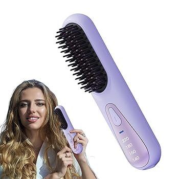【中古】ヘア ストレートナー スタイリング コーム、ヘア ストレート ブラシ | ヘアアイロン髪を滑らかにするスタイリングストレートアイロンコーム - 家 【中古】ヘア ストレートナー スタイリング コーム、ヘア ストレート ブラシ | ヘアアイロン髪を滑らかにするスタイリングストレートアイロンコーム - 家