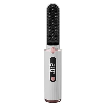 【中古】【未使用】火傷防止設計の軽量ヘアアイロン ヒートブラシ搭載 コンパクトサイズ ヘアケア 4段階温度調節 ブラシ一体型ヘアアイロン MAX200°C 使いやすいヘ 【中古】【未使用】火傷防止設計の軽量ヘアアイロン ヒートブラシ搭載 コンパクトサイズ ヘアケア 4段階温度調節 ブラシ一体型ヘアアイロン MAX200°C 使いやすいヘ