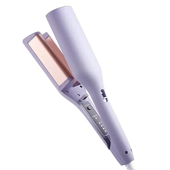 【中古】巻き髪ヘアアイロンヘアアイロン ウェーブアイロン ワッフルアイロン アイロンミニヘアアイロン 32mm 深U型 マイナスイオン カール ヘアアイロン