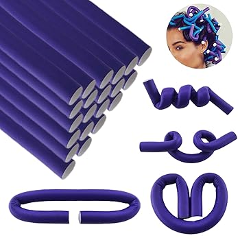 【中古】フレキシブル(パープル)カーリングアイロンソフトフォームヘアアイロンソフトフォーム10個。熱なしヘアアイロン。ナチュラルヘア、ショートミデ 【中古】フレキシブル(パープル)カーリングアイロンソフトフォームヘアアイロンソフトフォーム10個。熱なしヘアアイロン。ナチュラルヘア、ショートミデ