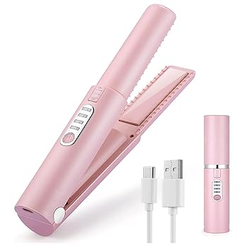 【中古】FLYLIN USBヘアカーラー ストレートヘアアイロン 2in1 両用カールアイロン ミニヘアアイロン 持ち運び 美しいヘアスタイルを作成します 男女兼用 【中古】FLYLIN USBヘアカーラー ストレートヘアアイロン 2in1 両用カールアイロン ミニヘアアイロン 持ち運び 美しいヘアスタイルを作成します 男女兼用