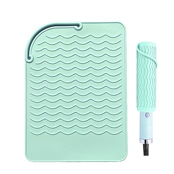 【中古】【未使用】ヘアアイロンパッド - シリコンヘアアイロン耐熱パッド、耐熱ヘアアイロンマット | ヘアアイロンパッド多目的安全ヘアツール耐熱マット、ポータ 【中古】【未使用】ヘアアイロンパッド - シリコンヘアアイロン耐熱パッド、耐熱ヘアアイロンマット | ヘアアイロンパッド多目的安全ヘアツール耐熱マット、ポータ