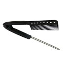 【中古】PAMINGONO V字型ストレートヘアアイロン ストレートヘアブラシ スタイリングコーム ヘアブラシ コンパクトで快適なデザイン