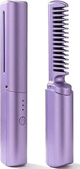 【中古】【未使用】ヒートブラシ コードレス 充電式ヘアアイロン ミニブラシアイロン ストレート マイナスイオン MCH加熱 USB充電式 連続使用 150〜200℃温度調整 【中古】【未使用】ヒートブラシ コードレス 充電式ヘアアイロン ミニブラシアイロン ストレート マイナスイオン MCH加熱 USB充電式 連続使用 150〜200℃温度調整