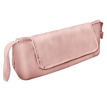 【中古】【未使用】Tuyhnj ヘアアイロン トラベル ケース | ジッパー付き分割防水ヘアアイロンホルダー - ヘアドライヤー用ストラップ付きポータブルフラットアイロ