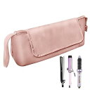【中古】【未使用】ヘアアイロンオーガナイザー,分割ジッパー式防水ストレートホルダー - ヘアドライヤー用防塵ヘアツールバッグ、ストラップ付きポータブルフラッ(4)