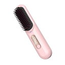 【中古】トラベルヘアストレートナー - 5200mAh 充電式ミニヘアストレートナー |ポータブル コードレス ヘア ストレート ブラシ |温度調整トラベルアイ...