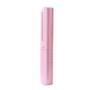 【中古】充電式ミニヘアアイロン コードレス 150℃~200℃温度調整 USB充電式 連続使用 2 In 1 トラベルヘアストレートナー ブラシ ブラシアイロン やけど(4)