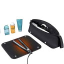 【中古】【未使用】ポータブルでシンプルなヘアアイロン収納バッグ、傷防止パッド、取り外し可能なヘアドライヤーバッグ、ヘアアイロン収納バッグ