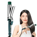 【中古】CkeyiN Plus ヘアアイロン 40mm ヘアコテ セラミック カール ヘアアイロン コテ カールアイロン 120℃、160℃、180℃、200℃...